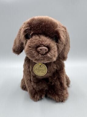 Aurora Miyoni Tots Chocolate Lab Plush Puppy Dog 7” Stuffed Animal